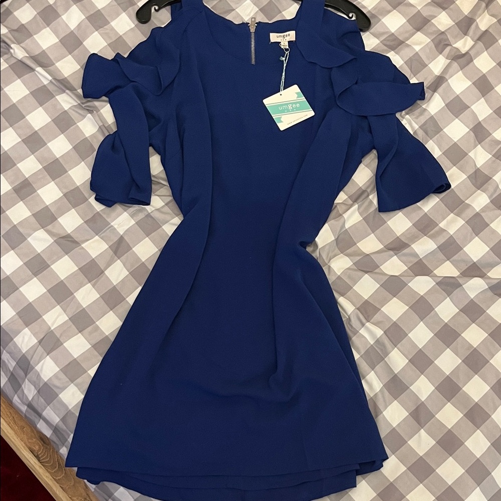 Umgee Royal Blue Mini Dress